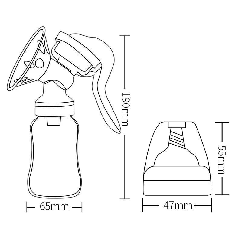 Extractor leche manual | lactancia